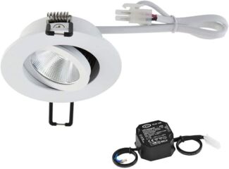 EVN Lichttechnik P-LED Deckeneinbauleuchte 4000K 230V rund ws PC20N60