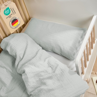 Laleni Kinderbettwäsche Kinderbettwäsche aus Baumwolle - Musselin Bettwäsche, Oeko-TEX zertifizierte Bettwäsche Sommer
