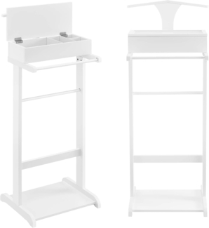 Herrendiener Lulboll 44x35x110 cm Weiß [en. casa]