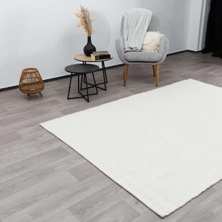 Handweb Teppich Korinth, Farbe: Natur Hell, Größe: 240x240 cm