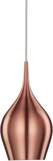 Pendelleuchte, Kupfer, Aluminium, H 142 cm, VIBRANT
