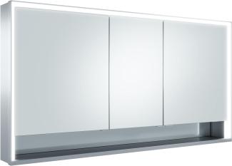 Keuco Royal Lumos Spiegelschrank 14306, 3 Drehtüren, Wandvorbau, 1400mm - 14306171301