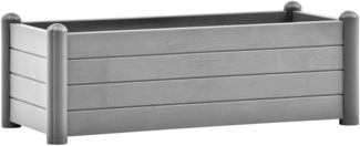 vidaXL Garten-Hochbeet PP Steingrau 100x43x35 cm 317580