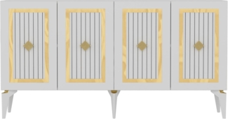 Hanah Home Nora - White, Gold