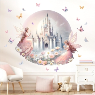 Little Deco Wandtattoo Schloss & Fee DL5034 M