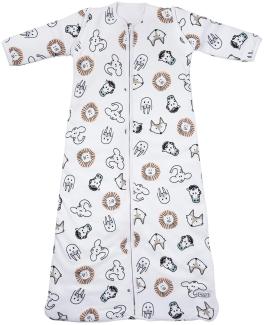 Meyco 515056 Winter Schlafsack 110 cm, Animal (Tiere), Weiß