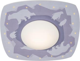 Elobra 139592 LED Deckenleuchte Scandi Antarktis lila 3000K