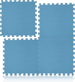 Bestlivings Pool-Bodenschutzfliese Pool Unterlegmatte - Blau BM-53492, 8 Stück à 50x50cm (2m), 8-St, Bodenschutz Poolunterlage Pool Planschbecken - Bodenschutzmatte