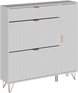 Vicco Schuhschrank Weiß 108 x 107.5 cm, Helge