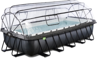 EXIT Framepool inkl. multifunktionaler Poolabdeckung (Set, 4-tlg), BxLxH: 250 x 540 x 100 cm, mit Sandfilteranlage und Sicherheitsleiter