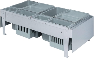 HAILO AS XXL 900 18/D/18/D/12/P/P/U/U für Auszugsschubladen 90 cm Schrankbreite / Mülleimer