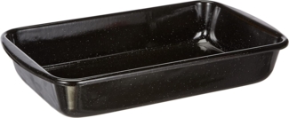 Riess Profi Auflaufform Emaille schwarz | Größenauswahl : 38 cm