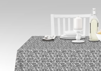 Doge Milano Tischdecke mit Digitaldruck, 100% Made in Italy Rutschfeste Tischdecke für Esszimmer, waschbar und schmutzabweisend, Modell Rethymnon, 140x180 cm
