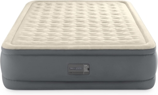 Intex 'PremAire II Queen' Luftbett mit Pumpe, beige, 203 x 152 x 46 cm