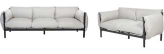 Lounge Set ESPERIA Metall Grau