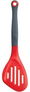 KitchenCraft CWBRTURNRED Pfannenwender mit Schlitzen, Silikon, cherry