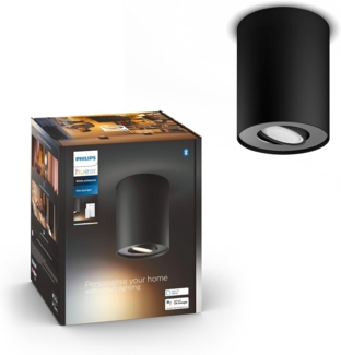 Pillar Hue single spot black 1x5W 230V