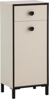 Schildmeyer Highboard Edda, Breite 40,3 cm, eine Tür & eine Schublade, Made in Germany