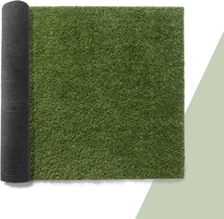 Paco Home Kunstrasen für Garten Balkon Terrasse Rasenteppich Indoor Outdoor Teppich Natürlich Weich Natur Optik Waschbar, Model:14mm, Größe:200x300 cm