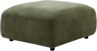 Vente-unique - Hocker - Stoff - Grün - TINDRALO