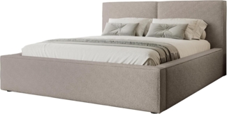 Polsterbett Sokoz Boucle (Farbe: Coral 50, Größe: 140 x 200)