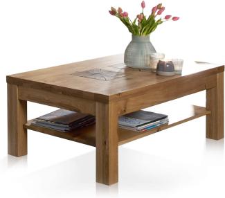 Möbel-Eins WINSTON Couchtisch, Material Massivholz, Wildeiche mit Hirnholz 70 cm