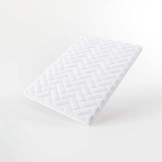 Hilding Sweden Pure 50 Matratzentopper, Mittelharte Matratzenauflage für besseren Schlafkomfort, Schaumstoff, Weiß, 200x100 cm