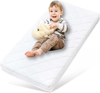 Alcube® FRESHY Kindermatratze 80x180 cm mit waschbarem Bezug bei 60°C für Hausbett oder Kinderbett I kombinierbar mit Spannbettlaken oder Matratzenschoner 80x180 I Premium Schaumkernhöhe von 12 cm