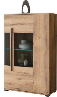 Highboard Design-D in Evoke Eiche 90 x 140 cm