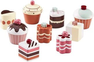Kids Concept alle anderen Küchenspielzeug ConceptPastries 9 Stück, Mehrfarbig (1)