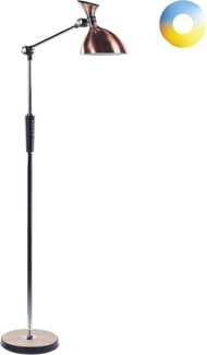LED Stehlampe ANDROMEDA mit Dimmer Metall Kupfer