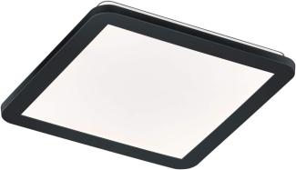 LED Deckenleuchte CAMILLUS, Schwarz Matt, 30x30cm