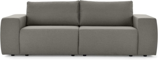 LOOKS by Wolfgang Joop Looks II Designer Bigsofa, Sofa, Polstersofa, grau, 242 x 89 x 70 cm