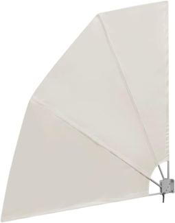 vidaXL Faltbarer Balkonfächer Creme 210×210 cm 41576