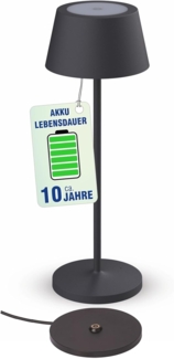 Maul Tischleuchte MAULnina 8190884 LED Akku grau