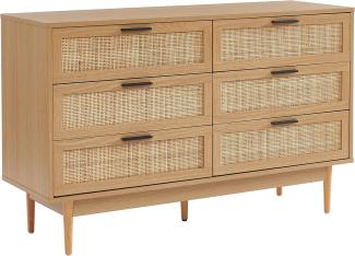 BAÏTA Amana Kommode, Holzwerkstoff, buchenholz, L120cm