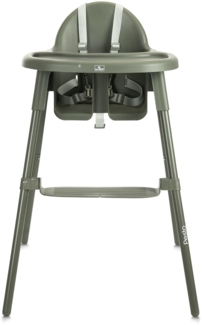 Lorelli Kinderhochstuhl Pesto Fußstütze verstellbar, 5-Punkt-Sicherheitsgurt grün