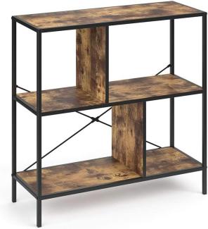 VICCO Loft Bücherregal FYRK Wandregal Standregal Aufbewahrung 79x80x30 Vintage