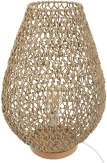 Lampe aus Metall, Höhe 55 cm, indischer Sommer, beige - Atmosphera