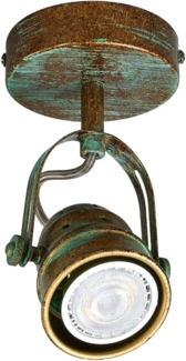 Lindby Wandleuchte Leonor, Metall, Bronze IP20, 1 x 10 W LED