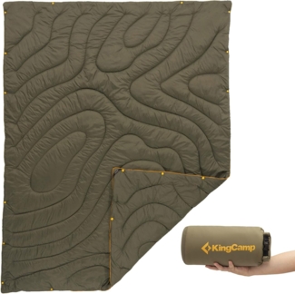 Outdoordecke Camping Decke Contour Picknick Strand, KingCamp, Matte Park Decke Leicht Reise