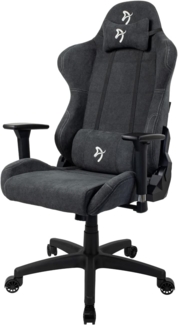 Arozzi Torretta Soft Fabric, Gamingstuhl, Büro Stuhl - Stoff - Bis zu 100 kg, dunkelgrau