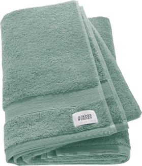 SCHÖNER WOHNEN-Kollektion Duschtuch CUDDLY Duschtuch, Baumwolle (1-St), 70x140 cm in Grün