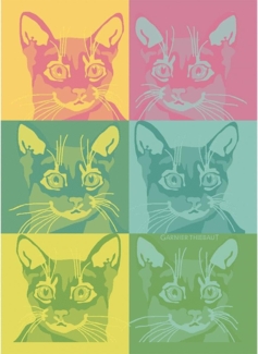 Garnier-Thiebaut Geschirrtuch Chachacha Pop 56x77 Cm 100% Gekämmte Baumwolle