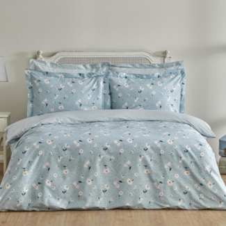 Karaca Bettwäsche Karaca Home Daisy 100% Baumwolle Einzeln Bettbezug Set, Mint