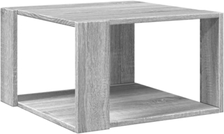 vidaXL Couchtisch Grau Sonoma-Eiche 51,5x51,5x30 cm Holzwerkstoff 848141