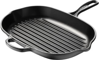 Le Creuset Grillpfanne oval Signature 32 cm Schwarz - Schwarz - 29 bis 32 cm