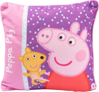 United Labels® Dekokissen Peppa Wutz - Plüsch, 30 x 30 cm