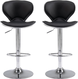 FOXSPORT Barhocker Höhenverstellbar, Höhenverstellbar, um 360° drehbar