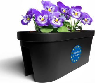BigDean Blumenkasten Balkon für alle Geländer 60 cm